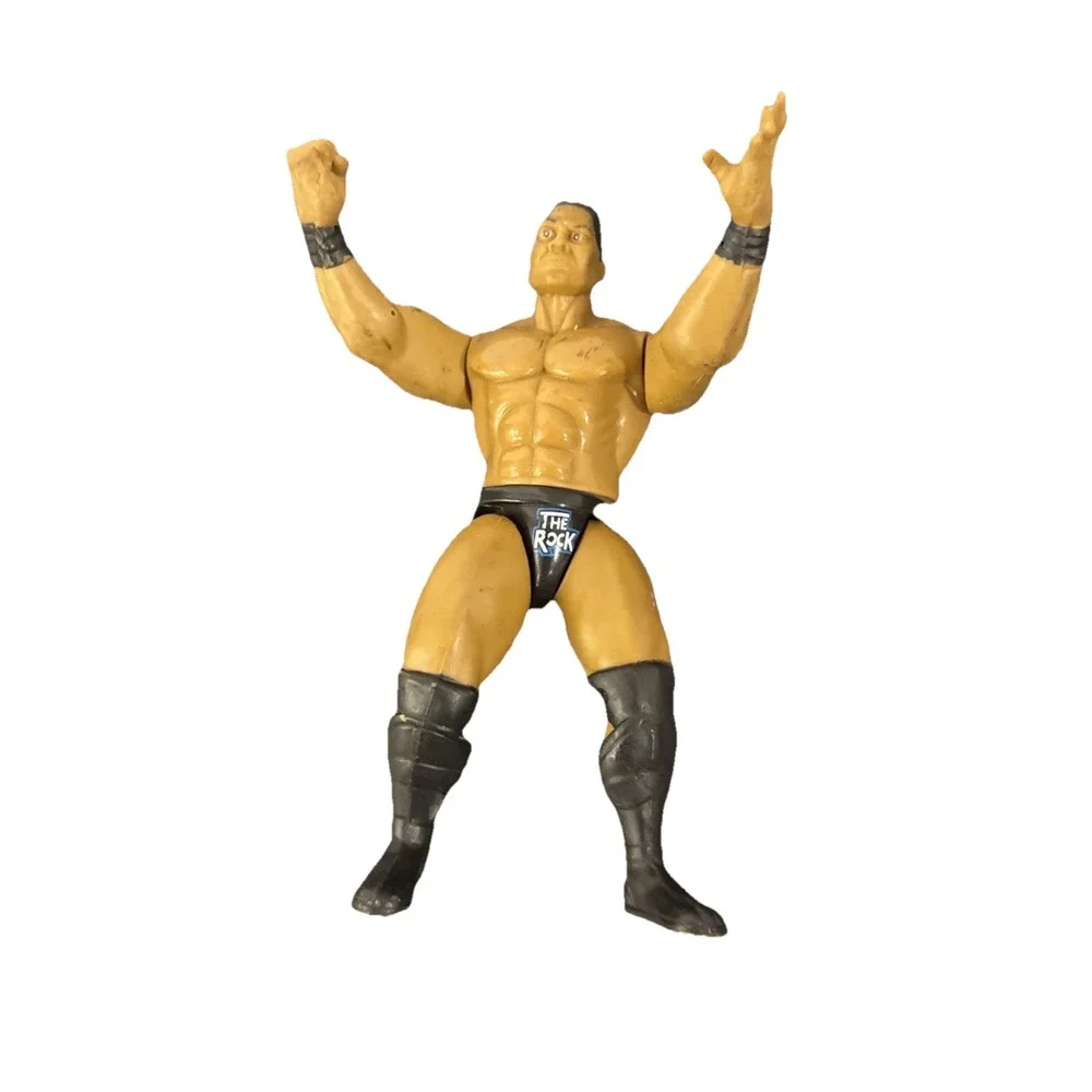 THE ROCK WRESTLING ACTION FIGURE 1996 JAKKS PACIFIC INC TITAN‎ SPORTS INC